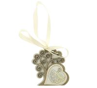 Doni Bomboniere Cresima Lot de 12 crochets d'arbre de vie en bois avec symboles sacrés garçon fille mâle pensée femelle accessoire décoration idées cadeaux complètes originaux bon marché