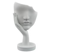 Doni Bomboniere Idées Sculpture Moderne De Table Avec Statue Visages Visages Rêves Original Pour Votre Événement Communion Confirmation Rêveur Reposé Sur Une Main Cadeau Complet Original Bon Marché