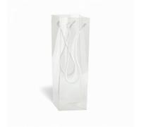 Doni Bomboniere Lot de 10 boutiques transparentes avec poignée anniversaire anniversaire confirmation communion baptême naissance en corde pour emballage idées cadeaux complètes originales bon marché