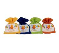 Doni Bomboniere Lot de 18 ans pour anniversaire, 12 sachets à dragées assortis en couleurs différentes, inscription 18 dix-huit idées cadeaux complètes originales bon marché