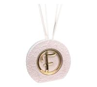 Doni Bomboniere Mariage 1 pcs Parfum Rond en Résine avec Lettre Personnalisée Couleur Or Baptême Anniversaire Communion Original Bon Marché (Lettre Q)