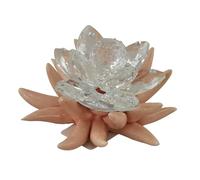 Doni Bomboniere Mariage 1 pcs Sculpture Hérisson Saumon avec Anniversaire Fleur Centrale en Swarovski Standard Idées Cadeaux Completes Originaux Bon marché