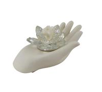 Doni Bomboniere Mariage 1 pièce Mains Unies Hautes avec Fleur Anniversaire en Swarovski Idées Cadeaux complètes Originales Bon marché