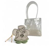 Doni Bomboniere Promesse 1 pcs Diffuseur Essence avec Base A Mariage Anniversaire Forme de Fleur sur Écrit Rêves Amour Joie sur le Front Il ya une Silhouette au Ventre des Mariés Amoureux Idées