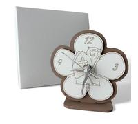 Doni Bomboniere Santa 1 pcs Horloge En Forme De Fleur Confirmation avec Symboles Sata Centrale Bible Mithre Et Pastorale Idées Cadeaux Complètes Originaux Bon Marché