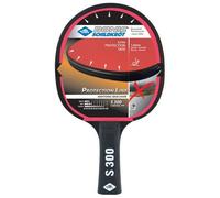 DONIC Raquette tennis de table Protection 300 (S300) - Noir/Rouge manche concave