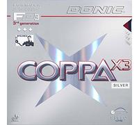 DONIC Revêtement Coppa X3 Silver Rouge 2,0 mm