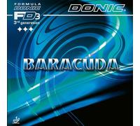 Donic Rubber Baracuda, Options d' 2,3 mm, Noir