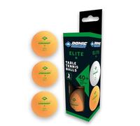 Donic Schildkröt 1-Star Elite Set de 3 balles de Tennis de Table, Arancione, 608318, 3 Unitá