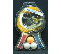Donic Schildkröt 2er Raquette Tennis de Table Set 3 Balles Level 300 Neuf