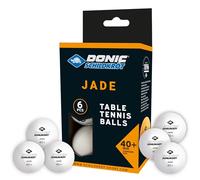 Donic Schildkröt Balle Jade Blanc Tennis de table Pack de 6 balles blanc