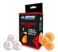 Donic-Schildkröt Balles de Tennis de Table Exclusive 3-Étoiles, Qualité Poly 40+