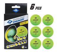 Donic-Schildkröt Boîte De 6 Balles De Tennis De Table Vert Fluo