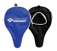 Donic-Schildkröt Housse de Raquette de Tennis de Table Classic, Compartiment à 3 Balles, Design Classique, Bleu