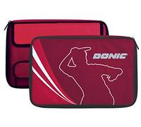 Schildkröt Donic Housse de Raquette de Tennis de Table Legends Plus, pour Jusqu'à Deux Raquettes, Compartiment à Balles Supplémentaire, 818541