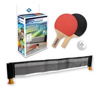 Donic-Schildkröt Mini Set de Tennis de Table FSC, Mini ping-Pong, 2 Raquettes FSC, Filet avec poteaux à Ventouse, 1 Balle de Tennis de Table, dans Un Emballage en Carton