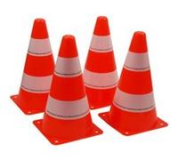 Schildkröt Funsports Set de 4 pylônes de marquage, cônes de signalisation 970134