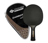 Schildkröt Raquette de tennis de table CarboTec 7000 – 100% carbone, Liga QRC ITTF, mousse 2,3 mm