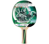 Donic-Schildkröt Raquette de Tennis de Table Top Team 400, Poignée Anatomique, Éponge 1,5 mm, Revêtement Jade - ITTF, 715041