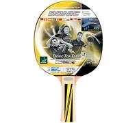 Donic-Schildkröt Raquette de Tennis de Table Top Team 500, Poignée AVS, É ponge 1,7 mm, Revêtement Donic 1-Étoile - ITTF, 725051, noir/rouge/brun