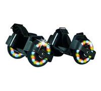 Schildkröt Flashy Rollers Roues à Chaussures avec Éclairage LED, Noir