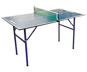 Donic-Schildkröt Table de Ping Pong Midi XL, 120 x 70 x 68 cm, Pliable, Parfait pour Un Petit Jardin ou la Maison
