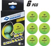 DONIC SCHILDKRÖT608507 DONIC SCHILDKRÖT Balle de ping-pong "Glow in the dark", verte