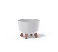 POT DE FLEURS ROND GRACIA STANDARD DGRL350 BLANC