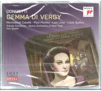 Donizetti : Gemma Di Vergy CD