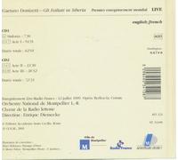 Donizetti - Gli Esiliati in Siberia (Les Exilés de Sibérie) / Hahn . Canonici . Diemecke (Festival de Radio France et Montpellier 1999)
