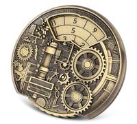 Donjons Engrenage Roulette Dés Spinner, 7-en-1 Métallique Spinner de Dés D&D, Gyroscope du Bout Des Doigt, Cadeaux DND avec Boîte Cadeau Logo Dragon, Jeu de Rôle, Accessoires de Jeu de Société, Bronze