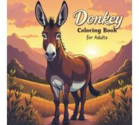 Donkey Coloring Book for Adults: Detailed Donkey Illustrations for Stress Relief