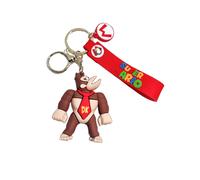 (Donkey Kong)Dessin animé Super Mario Peach Luigi Yoshi sac à dos sac porte-clés voiture cadeau pendentif