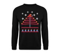 Donkey Kong Sweat-shirt de Noël Ugly Christmas Sweater, noir, L