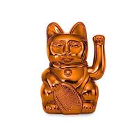 DONKEY Lucky Cat Cosmic Edition Mars Shiny Copper | Chat Maneki Neko 15 cm dans Un Emballage Cadeau
