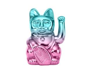 Donkey Maneki Neko Player One Shiny Blue/Pink L | Lucky Cat - Il Gatto della Fortuna più Ricercato!Il Maneki Neko è una statuetta iconica che rappresenta un gatto che invita