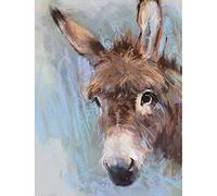 Donkey Painting,Adult Jigsaw Puzzle 1000 Pieces,Suitable for Adults and Children,Artwork, Intellectual Education, Toys and Gifts,26x38cm