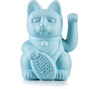 DONKEY Products - Chat Porte-Bonheur Bleu - Chat décoratif Japonais dans Une Couleur Mate élégante, env. 15 x 10,5 cm