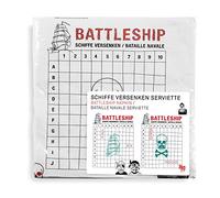 Donkey Products Jeu Serviette bataille navale, 20 Pack, Serviette en papier, Serviette, 200409
