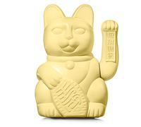 Donkey Products Lucky Cat Maneki Neko Grand chat ondulant Lucky Charm Jaune 30cm