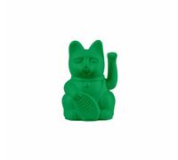 Donkey Products Lucky Cat Mini Maneki Neko, Winkekatze, Vivid Green, 9,8 cm
