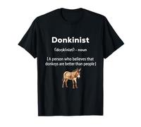 Donkinist Funny Donkey Definition Humour T-Shirt