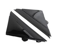 Donkivvy Coque de rétroviseur de Porte moulure côté conducteur et Droit côté Passager Compatible avec pour Fiat 500 2012-2019 Noir Brillant