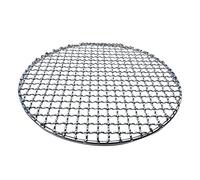 Donkivvy Grille de barbecue ronde en maille de 28 cm, anti-adhésive et réutilisable, grille de refroidissement en acier inoxydable, accessoires pour barbecue 280mm