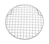 Donkivvy Grille de refroidissement ronde en acier inoxydable pour rôtir la cuisson à la vapeur, grille de cuisson ronde pour 201 plaques de cuisson en acier inoxydable (18 cm)