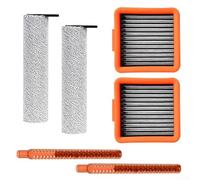 Donkivvy Kit d'accessoires de rechange pour aspirateurs Uwant D5 Pro D100 Pro D100 Plus Pro A60 V8 V10 D500 D600 - Brosse à rouleau, brosse latérale, filtre neutralisant les odeurs