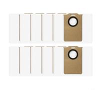 Donkivvy Lot de 10 sacs à poussière de rechange pour aspirateur Cecotec Conga Y80 / Y80 pour X-Treme/Y80 Pearl Robot Aspirateur Pièces en tissu non tissé anti-fuite