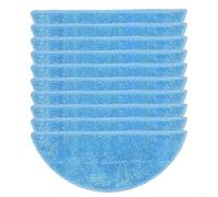 Donkivvy Lot de 10 serpillères de rechange en microfibre pour aspirateur robot SSR 3000A SilverCrest - Couverture complète