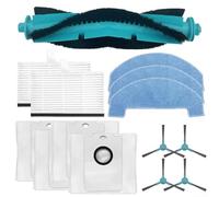 Donkivvy Lot de 14 pièces de rechange pour aspirateurs robots pour Conga 2499 Ultra Home Advanced, comprend 1 brosse à rouleau, 2 filtres HEPA, 3 chiffons de serpillère, 4 sacs à poussière, 4 brosses
