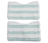 Donkivvy Lot de 2 tampons de nettoyage en microfibre de rechange pour nettoyage de carrelage de bain pour Leifheit et raclette de baignoire, nettoyeur de cabine de douche
